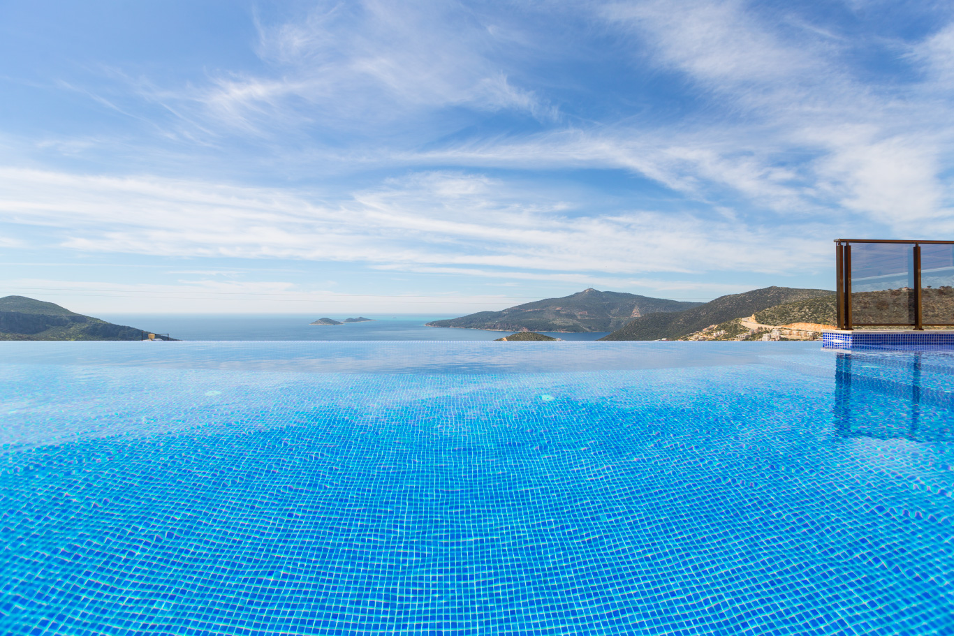Generous spaces opening onto Kalkan’s endless blue
